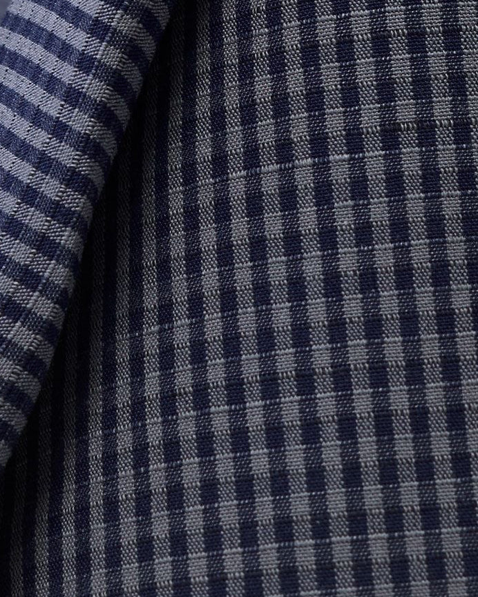 robe portefeuille cobalt et titanium de dos detail tissu doublure