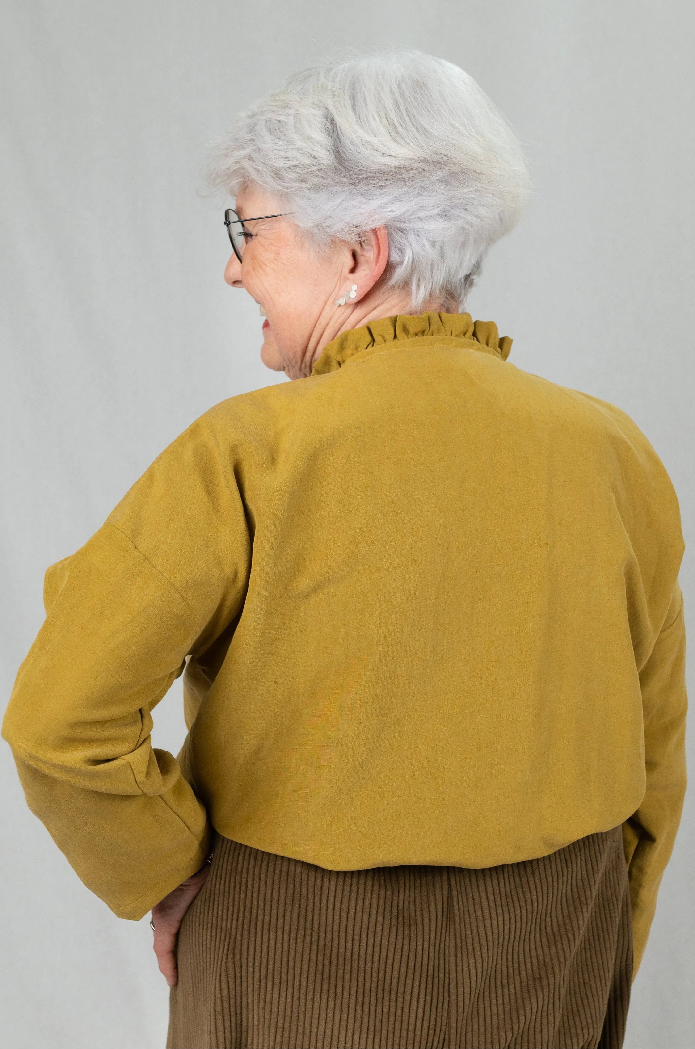Chemise Narcisse en Popeline de Lin & Soie - Maison Colette