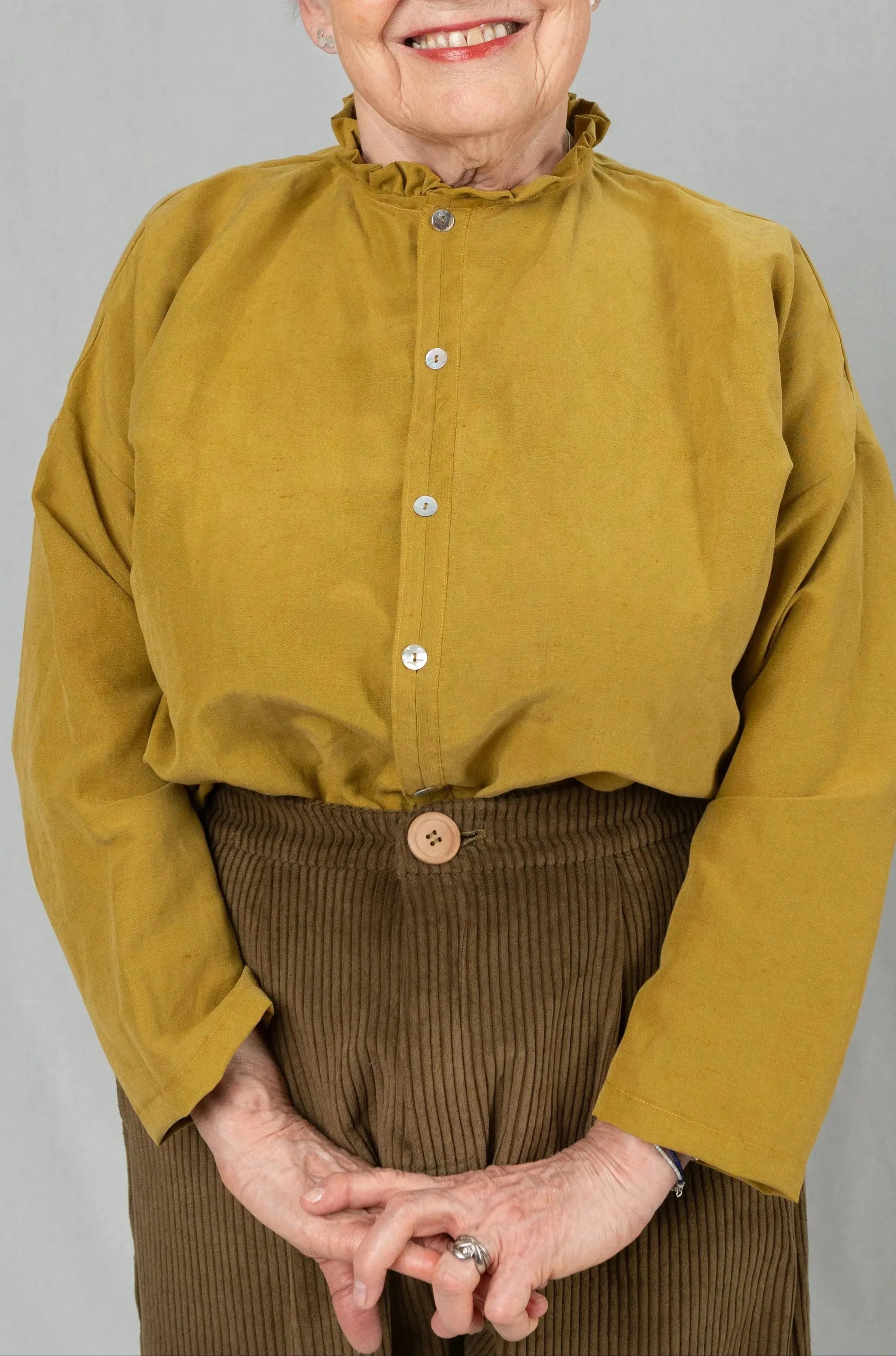 Chemise Narcisse en Popeline de Lin & Soie - Maison Colette