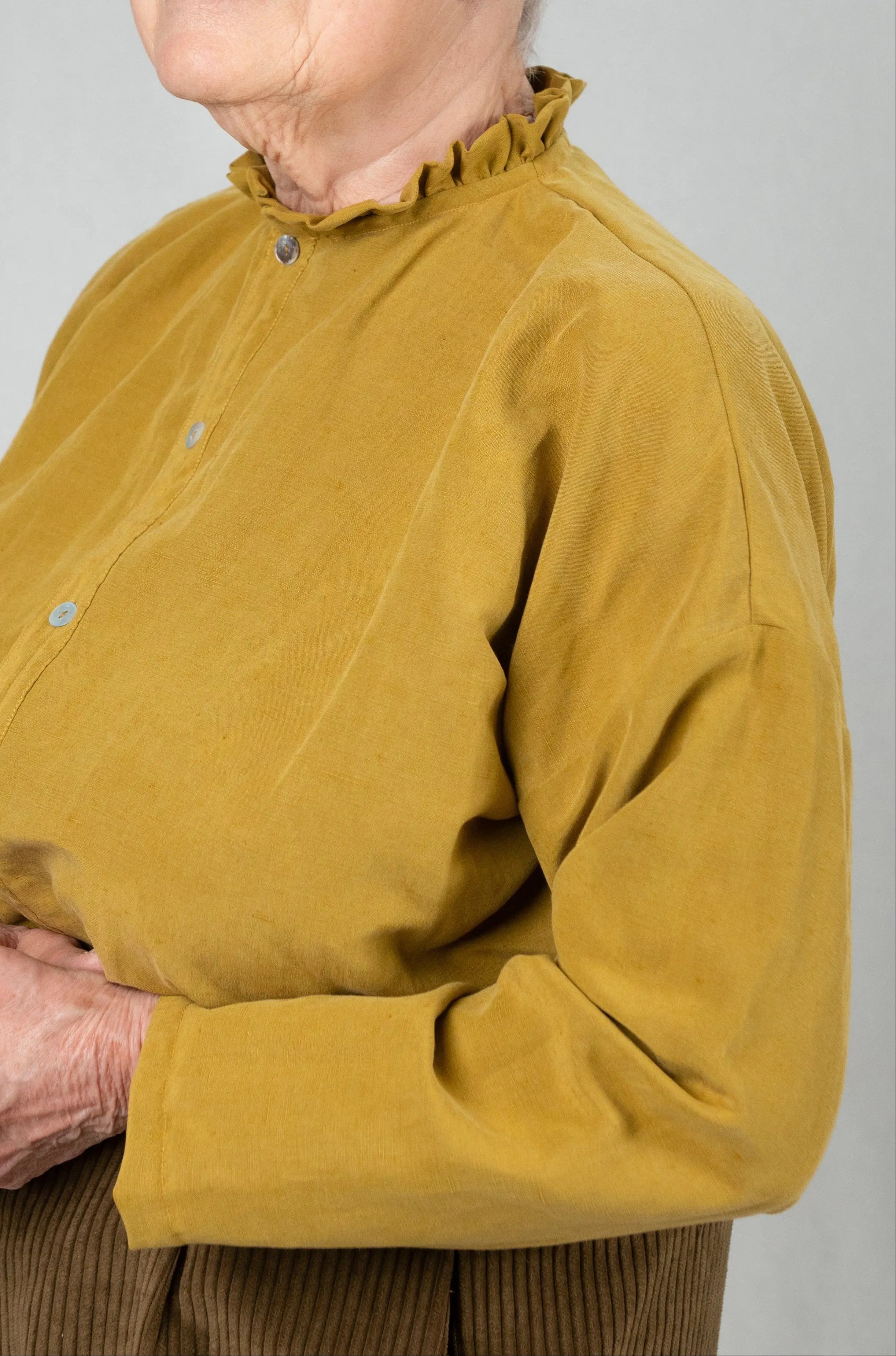Chemise Narcisse en Popeline de Lin & Soie - Maison Colette
