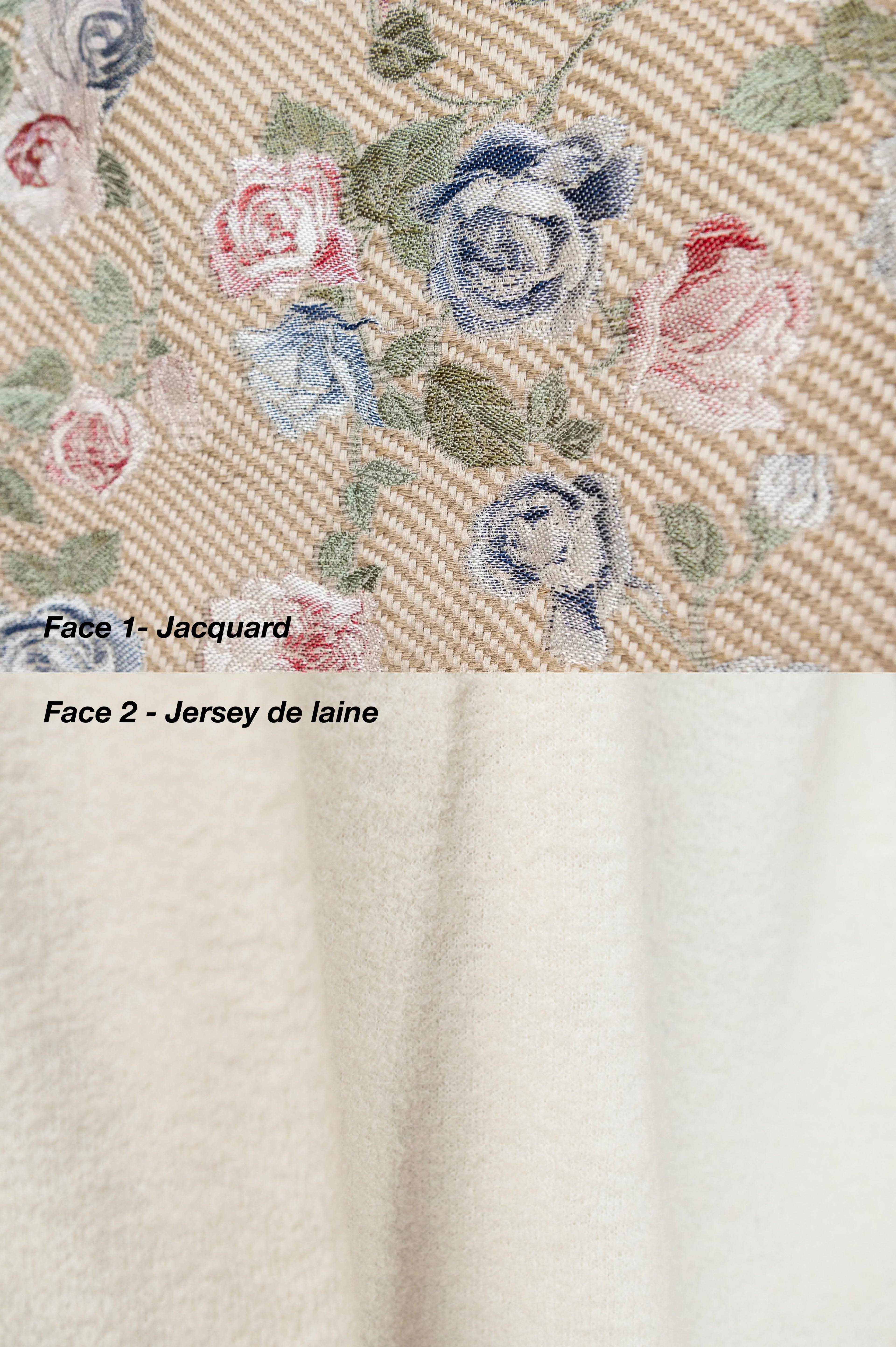 Gilet Ouessant - Jacquard fleuri